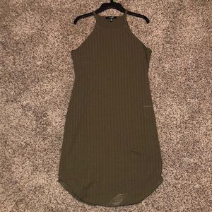 Olive Green Party Dress